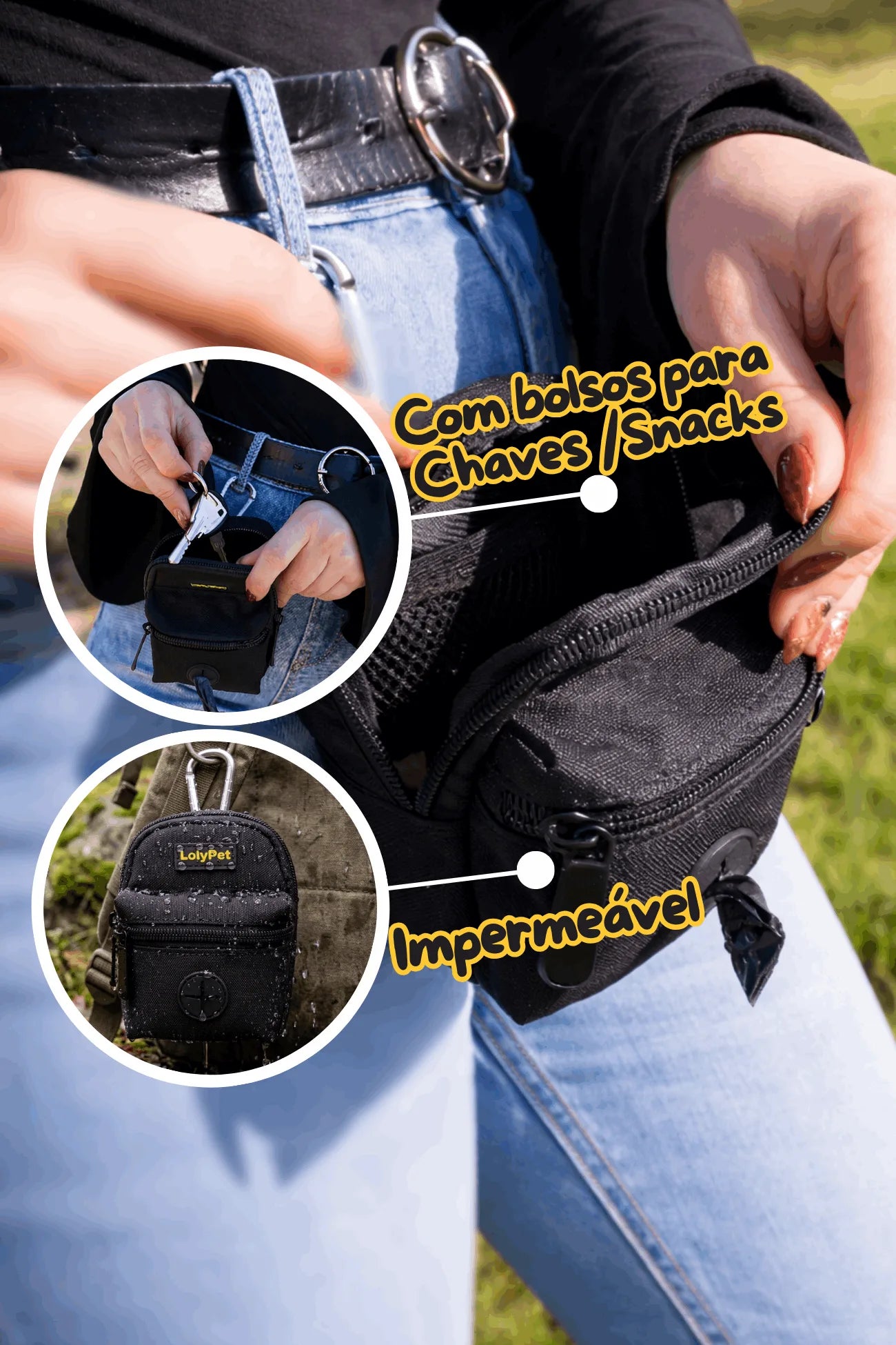 Dispensador de Sacos Higiénicos - Com bolsos